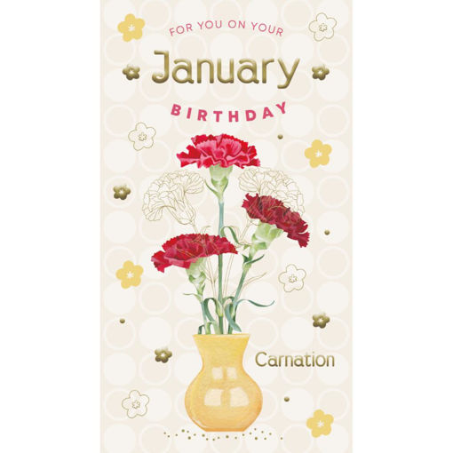 Picture of JANUARY BIRTHDAY CARD